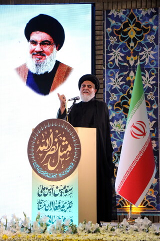 تصاویر/ سومین همایش ملی تکریم از فعالان و دست اندرکاران مساجد سراسر کشور با عنوان " مثل نصرالله"