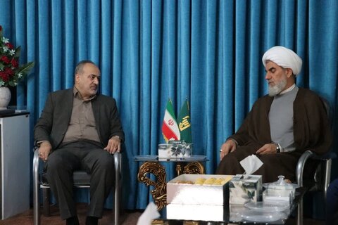 تصاویر /  دیدار مدیرکل فرهنگ و ارشاد اسلامی استان قزوین با امام جمعه بوئین زهرا