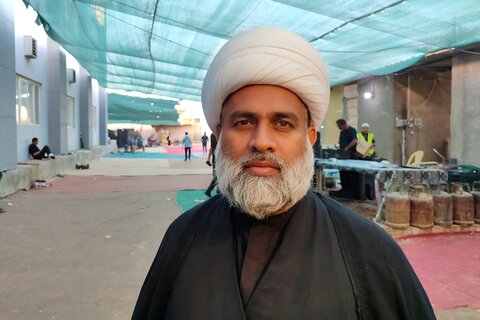 "پول نمبر 820 موکب باب الحسین" زائرین کی خدمت ہمارا شرف اور سعادت ہے، مولانا علی عباس نجفی