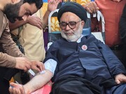 صدرِ انجمنِ شرعی شیعیانِ جموں وکشمیر کے توسط سے لال بازار سرینگر میں بلڈ ڈونیشن کیمپ کا افتتاح