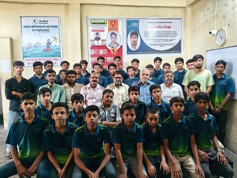 طلباء کی کامیابی و روشن مستقبل فیصلہ سازی پر منحصر ہے: سید مسعود حسین