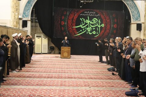 تصاویر/ برگزاری دسته عزاداری ادارات خیابان آیت الله طالقانی به مناسبت سالروز شهادت پیامبر اعظم (ص)‌، امام حسن مجتبی (ع) و امام رضا (ع)