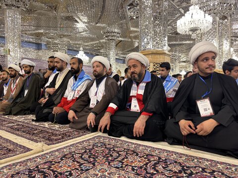 تصاویر/  افتتاحیه طرح ویژه قدم به قدم سازمان جوانان جمعیت هلال احمر با حضور طلاب