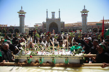 ام‌القرای جهان اسلام غرق در عزای رسول اعظم (ص) و امام مجتبی(ع) + عکس