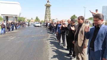 تصاویر/ عزاداری مردم شاهین دژ در سالروز شهادت امام حسن مجتبی (ع) و رحلت پیامبر اکرم (ص)