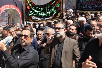 برگزاری سوگواره رحلت پیامبر اعظم(ص) و شهادت امام حسن مجتبی(ع) در آستان علی بن باقر(ع)