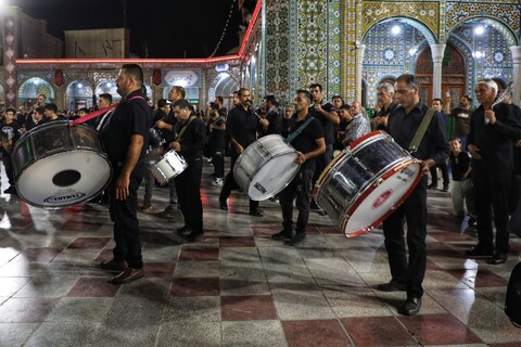 تصاویر/ حال و هوای حرم حضرت معصومه (س) در شب رحلت پیامبر(ص) و شهادت امام مجتبی (ع)