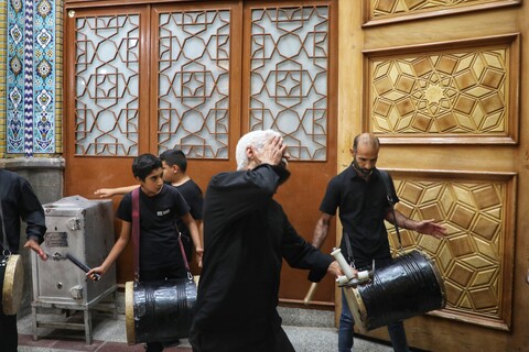 تصاویر/ حال و هوای حرم حضرت معصومه (س) در شب رحلت پیامبر(ص) و شهادت امام مجتبی (ع)