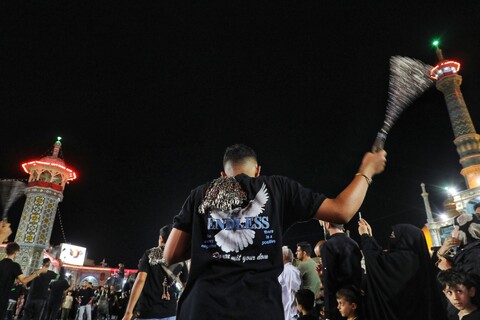 تصاویر/ حال و هوای حرم حضرت معصومه (س) در شب رحلت پیامبر(ص) و شهادت امام مجتبی (ع)