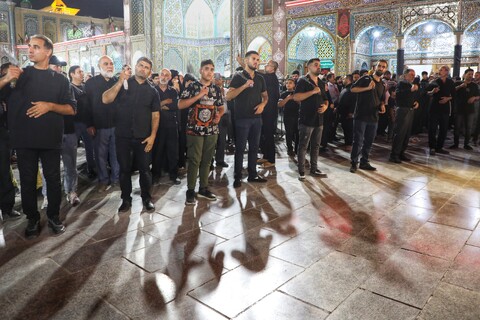 تصاویر/ حال و هوای حرم حضرت معصومه (س) در شب رحلت پیامبر(ص) و شهادت امام مجتبی (ع)