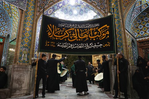 تصاویر/ حال و هوای حرم حضرت معصومه (س) در شب رحلت پیامبر(ص) و شهادت امام مجتبی (ع)