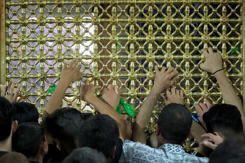 تصاویر/ حال و هوای حرم مطهر رضوی در شب شهادت حضرت رسول و امام حسن مجتبی علیهم‌السلام