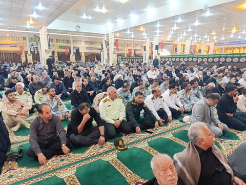 نمازجمعه امروز شهر بوشهر به روایت تصاویر