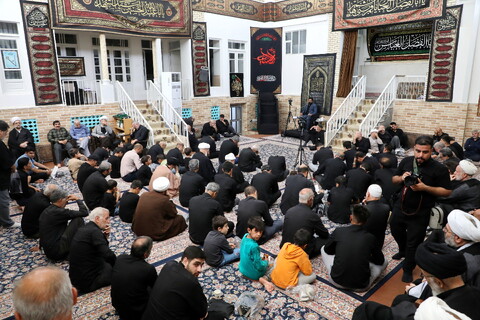 تصاویر/ تصاویر/ مراسم عزاداری روز رحلت پیامبر(ص) و شهادت امام مجتبی (ع) در بیوت مراجع