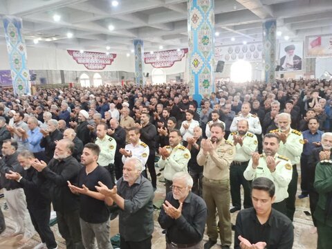 تصاویر/نمازعبادی سیاسی جمعه کاشان