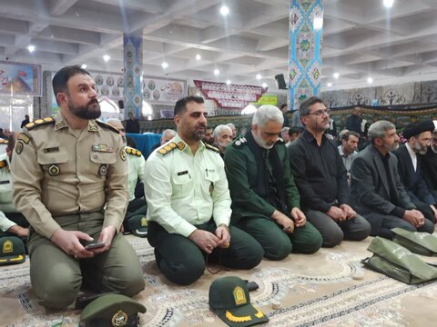 تصاویر/نمازعبادی سیاسی جمعه کاشان