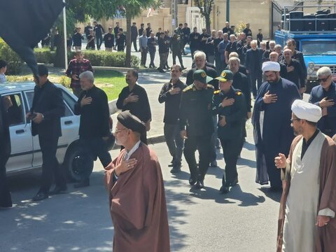 تصاویر/ برگزاری مراسم عزاداری ارتحال نبی مکرم اسلام در چایپاره