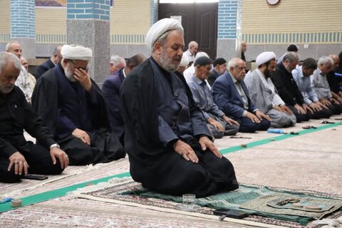 تصاویر/ آیین عبادی سیاسی نماز جمعه نوشین شهر