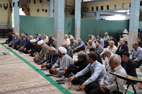 تصاویر/ آیین عبادی سیاسی نماز جمعه نوشین شهر