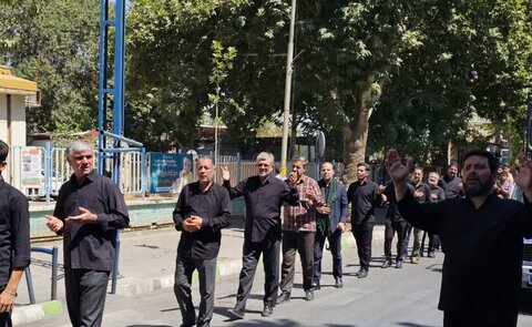 عزاداری مردم نقده در سالروز شهادت امام حسن(ع) و ارتحال نبی مکرم اسلام(ص)