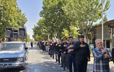 عزاداری مردم نقده در سالروز شهادت امام حسن(ع) و ارتحال نبی مکرم اسلام(ص)