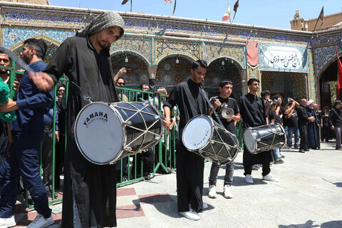 تصاویر/  حال و هوای حرم حضرت معصومه (س) در روز رحلت پیامبر(ص) و شهادت امام مجتبی (ع)