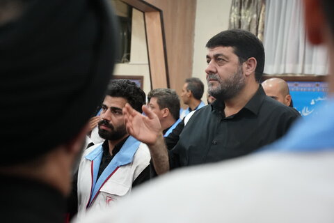 تصاویر / مراسم عزاداری داوطلبان سازمان جوانان جمعیت هلال احمر