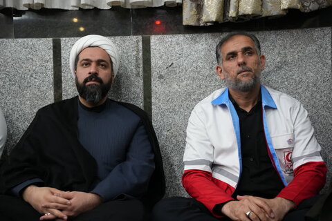 تصاویر / مراسم عزاداری داوطلبان سازمان جوانان جمعیت هلال احمر