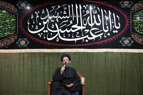 تصاویر / مراسم عزاداری داوطلبان سازمان جوانان جمعیت هلال احمر