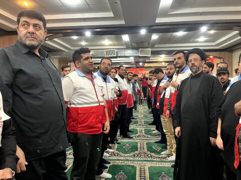 تصاویر / مراسم عزاداری داوطلبان سازمان جوانان جمعیت هلال احمر