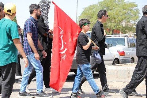 تصاویر/ مراسم عزاداری و دسته‌روی نیروهای مسلح شهرستان سمنان