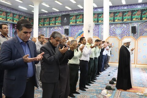 نماز جمعه خارگ به روایت تصویر