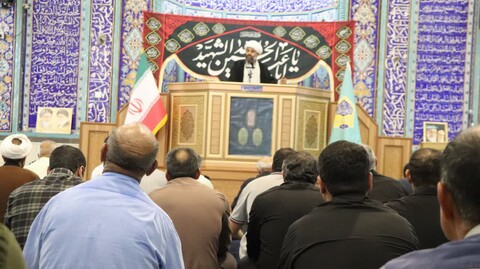 نماز جمعه خارگ به روایت تصویر