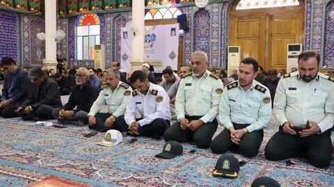 نماز جمعه خارگ به روایت تصویر