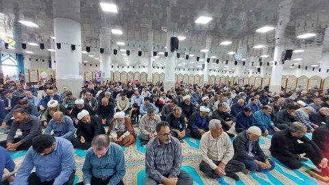 تصاویر/ آیین عبادی سیاسی نمازجمعه جم