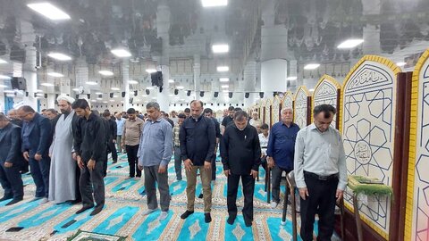 تصاویر/ آیین عبادی سیاسی نمازجمعه جم