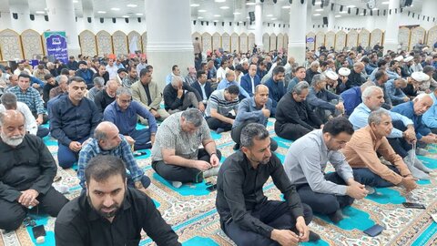 تصاویر/ آیین عبادی سیاسی نمازجمعه جم