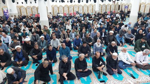 تصاویر/ آیین عبادی سیاسی نمازجمعه جم