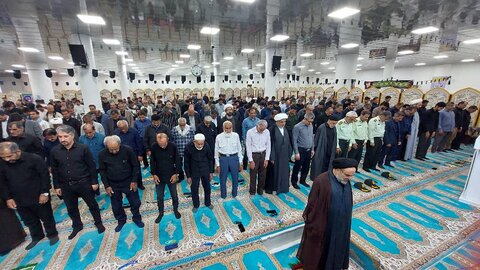 تصاویر/ آیین عبادی سیاسی نمازجمعه جم