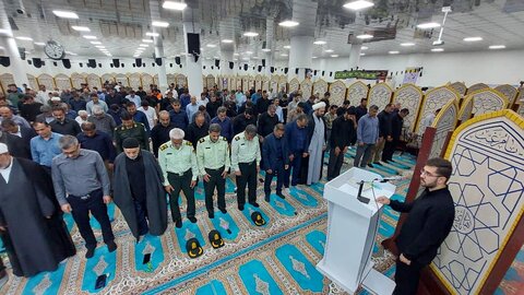 تصاویر/ آیین عبادی سیاسی نمازجمعه جم