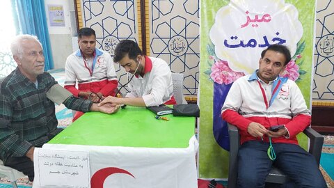 تصاویر/ آیین عبادی سیاسی نمازجمعه جم