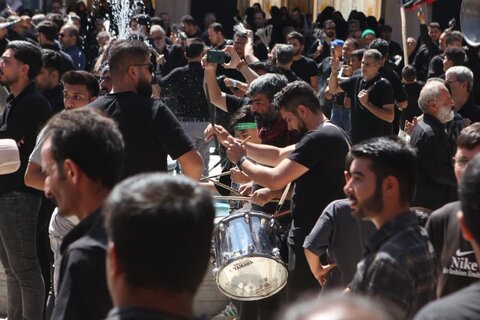 تصاویرسوگواره رحلت پیامبر اعظم(ص) و شهادت امام حسن مجتبی(ع) در صحن آستان مقدس حضرت سلطانعلی(ع)