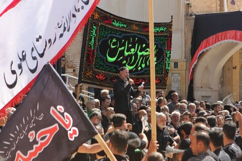 تصاویرسوگواره رحلت پیامبر اعظم(ص) و شهادت امام حسن مجتبی(ع) در صحن آستان مقدس حضرت سلطانعلی(ع)