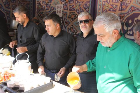 تصاویرسوگواره رحلت پیامبر اعظم(ص) و شهادت امام حسن مجتبی(ع) در صحن آستان مقدس حضرت سلطانعلی(ع)