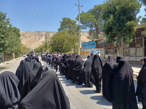 تصاویر / برگزاری دسته عزاداری در شهرستان ایوان