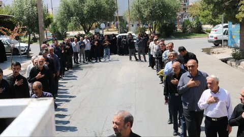 تصاویر / برگزاری دسته عزاداری در شهرستان ایوان