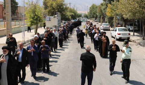 تصاویر / برگزاری دسته عزاداری در شهرستان ایوان