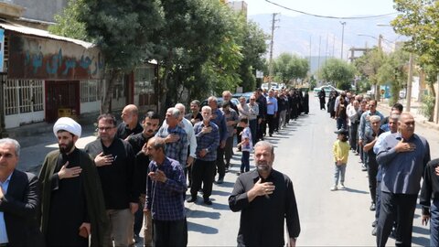 تصاویر / برگزاری دسته عزاداری در شهرستان ایوان