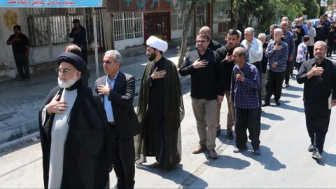 تصاویر / برگزاری دسته عزاداری در شهرستان ایوان