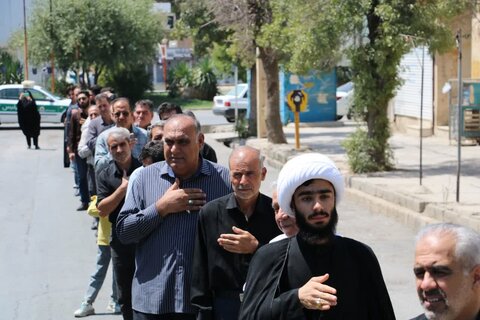 تصاویر / برگزاری دسته عزاداری در شهرستان ایوان